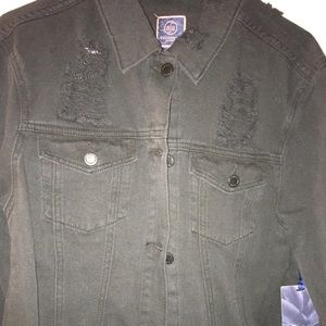 Fashion nova distressed jacket